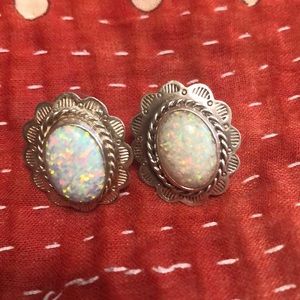 Navajo opal studs